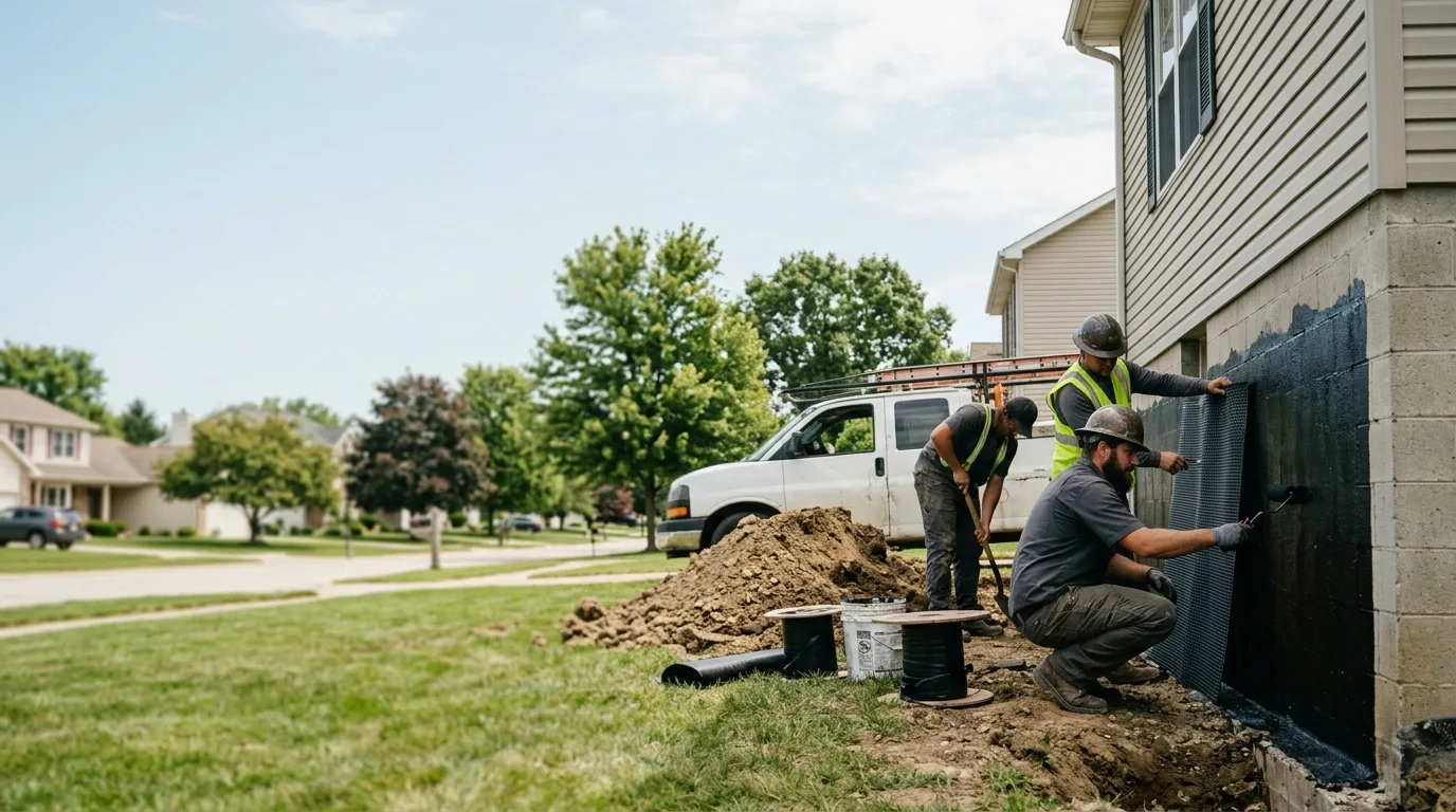 Basement Waterproofing in Pesotum, IL near me